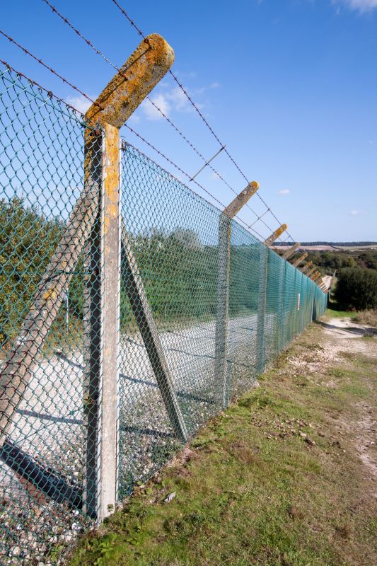 Cyclone Fence Installation detail