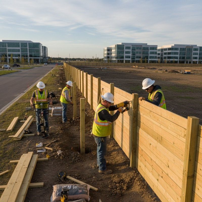 Wood Fence Installation
